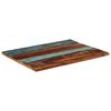 vidaXL Table Top Multicolor Solid reclaimed wood 27.6 x 35.4 in Durable