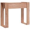 vidaXL Console Table Teak Solid Teak Wood 35.4 in Console Table
