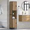 vidaXL Bathroom Furniture Set Artisan Oak 13.78 x 14.76 x 74.21 in