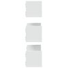 vidaXL Wall Shelf White Engineered Wood 22.8 x 7.1 x 7.1 in Wall Shelf