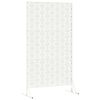 vidaXL Privacy Screen White 39.37 x 19.69 x 70.87 in Steel