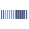 vidaXL Retractable Awning Striped Manual Blue and white 137.8" x 78.7