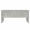 vidaXL Coffee Table Concrete gray Engineered wood Medium