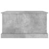 vidaXL Storage Box Concrete grey Engineered wood Medium Storage Box