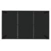 vidaXL Garden Dining Set Black