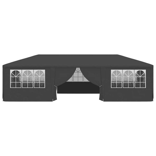 vidaXL Party Tent Anthracite Polyethylene, Steel 13.1 x 29.5 feet