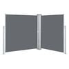 vidaXL Side Awning Anthracite Polyester with PU coating 55.1x236.2 in