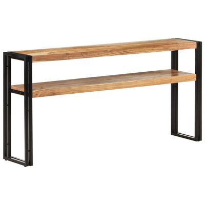 vidaXL Console Table 59.1"x11.8"x29.5" Solid Acacia Wood