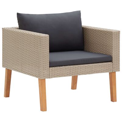 Close-up of wicker armrest and woven texture with cushion