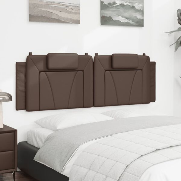vidaXL Headboard Cushion Brown