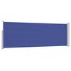 vidaXL Patio Retractable Side Awning 39.4x118.1" Blue