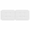 vidaXL Headboard Cushion White