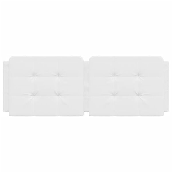 vidaXL Headboard Cushion White