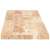 vidaXL Table Top Natural wood Solid acacia wood (untreated) 63 x 7.9 in
