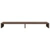 vidaXL Monitor Stand Brown Oak 39.4x10.6x3.9" Engineered Wood