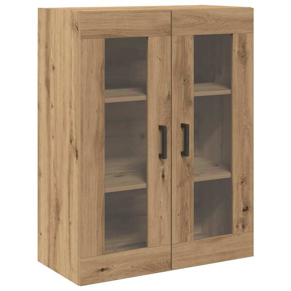 vidaXL Wall Cabinet Wall-mounted Artisan Oak 27.36 x 13.39 x 35.43 in