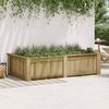 vidaXL Planter Green Treated Pinewood 77.2x39.4x19.7 in Durable