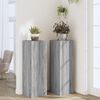 vidaXL Plant Stand Set of 2 Grey Sonoma Engineered Wood Tall