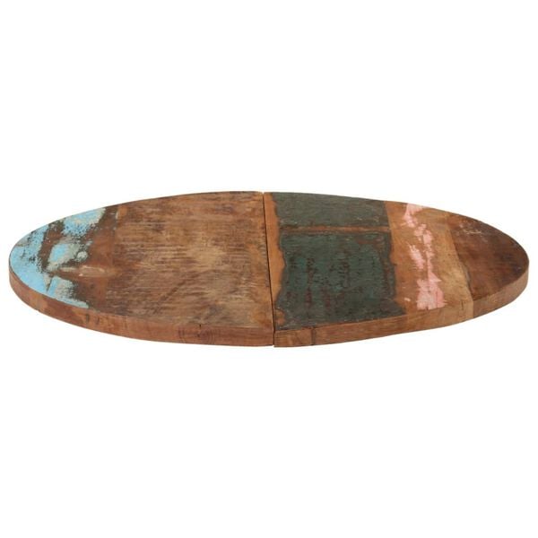 vidaXL Round Table Top 27.6" 0.98"-1.06" Solid Reclaimed Wood
