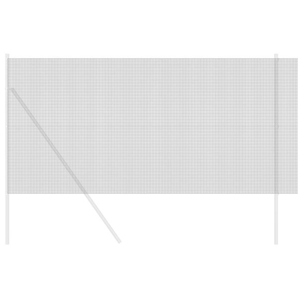 vidaXL Welded Wire Fence Gray 4.6'x 82'Steel