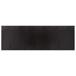 vidaXL Rug Dark Brown Bamboo, Polypropylene 39.4 x 118.1 in Rug