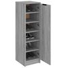 vidaXL Shoe Cabinet Grey Sonoma Engineered Wood Medium Shoe Cabinet