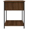 vidaXL Bedside Table Brown Oak Engineered wood 17.3 x 17.7 x 22.8 in