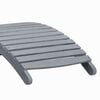 vidaXL Sun Lounger Gray