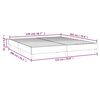 vidaXL Bed Frame Dark Grey Polyester Queen Rectangular Modern