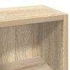 vidaXL CD Cabinet Set of 2 Sonoma oak Engineered wood Tall CD Cabinet