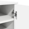 vidaXL Shoe Cabinet White Engineered wood Compact Shoe Cabinet