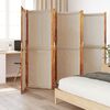 vidaXL 6-Panel Room Divider Taupe 165.4"x70.9"