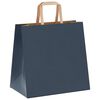 vidaXL Paper Bags 50 pcs with Handles Blue 26x17x25 cm