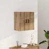 vidaXL Wall Cabinet Artisan oak Engineered wood Medium Wall mounting