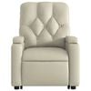 vidaXL Stand Up Massage Recliner Chair Cream