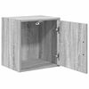 vidaXL Garage Wall Cabinet Grey Sonoma Engineered Wood