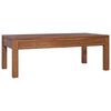 vidaXL Coffee Table Natural Teak Fine sanded teak hardwood Medium