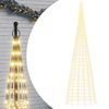 vidaXL LED Christmas Tree Warm White Copper Large LED Christmas Tree