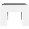 vidaXL Coffee Table White Engineered wood Standard Coffee Table Square