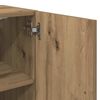 vidaXL Wall Cabinet Artisan Oak Engineered Wood Medium Wall Cabinet