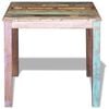 vidaXL Dining Table Multicolor Solid reclaimed wood Compact Durable