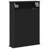vidaXL Bathroom Mirror Cabinet Black