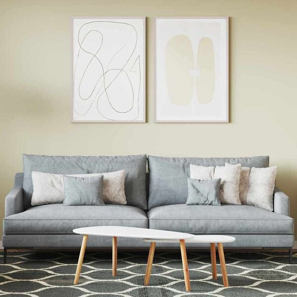 vidaXL Wall Paint Brown 6.50 x 6.50 x 6.30 in Wall Print