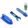 vidaXL Pool Maintenance Kit White, Blue ABS, Aluminum Standard