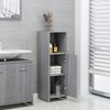 vidaXL Bathroom Cabinet Grey Sonoma Engineered wood Medium