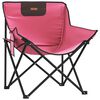 vidaXL Camping Chairs with Pocket Foldable 2 pcs Pink