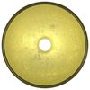vidaXL Basin Tempered Glass 11.8x4.7" Gold