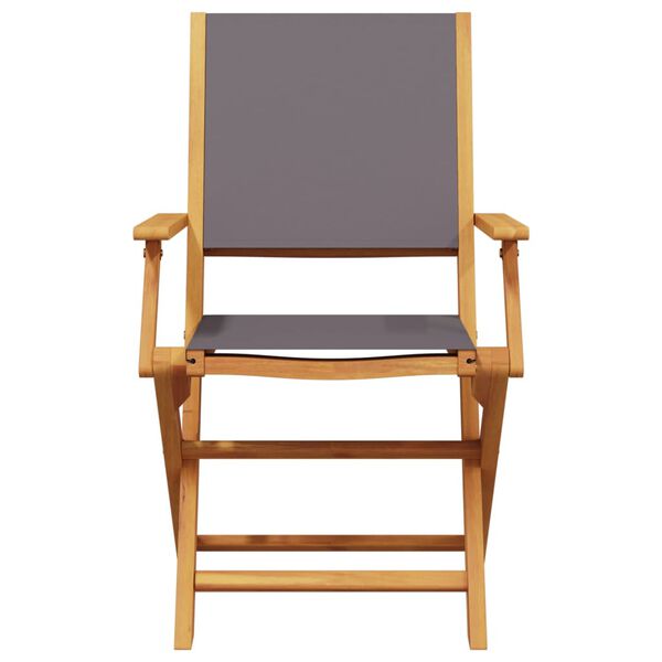 vidaXL Garden Chair Set of 4 Anthracite