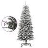 vidaXL Christmas Tree White and green PVC Slim Decorative Inlays