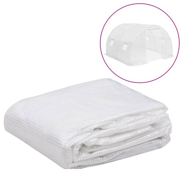 vidaXL Greenhouse Replacement Cover Transparent PE (Polyethylene)